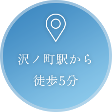 沢ノ町駅から徒歩5分