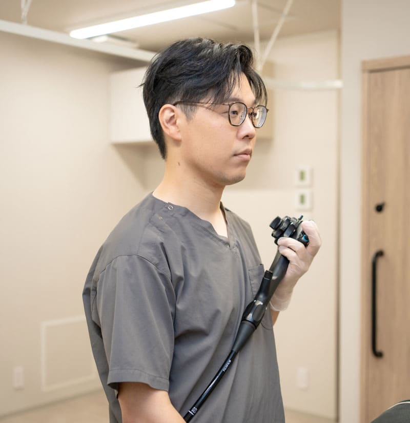 経験豊富な内視鏡専門医による内視鏡検査